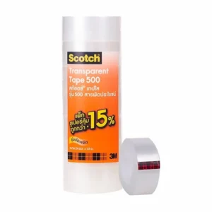 Scotch 3M เทปใส ขนาด 24 มมx36 หลา แกน 1 นิ้ว